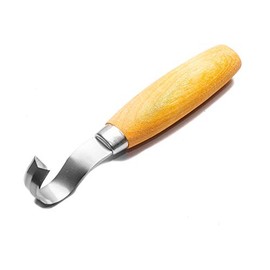 Morakniv Carving Hook 162 - Coltello fisso misto, manico: betulla naturale, lama: 52 mm