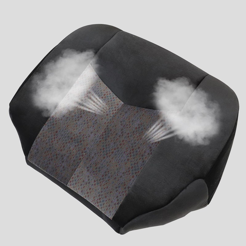 NLQR Front Driver Side Bottom Replacement Cloth Seat Cover Dark