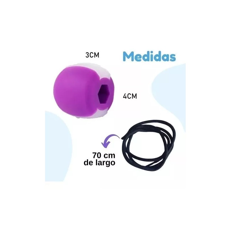 Veraly Ejercitador De Mandíbula Balón Mandíbula Reductor Papada 1pz