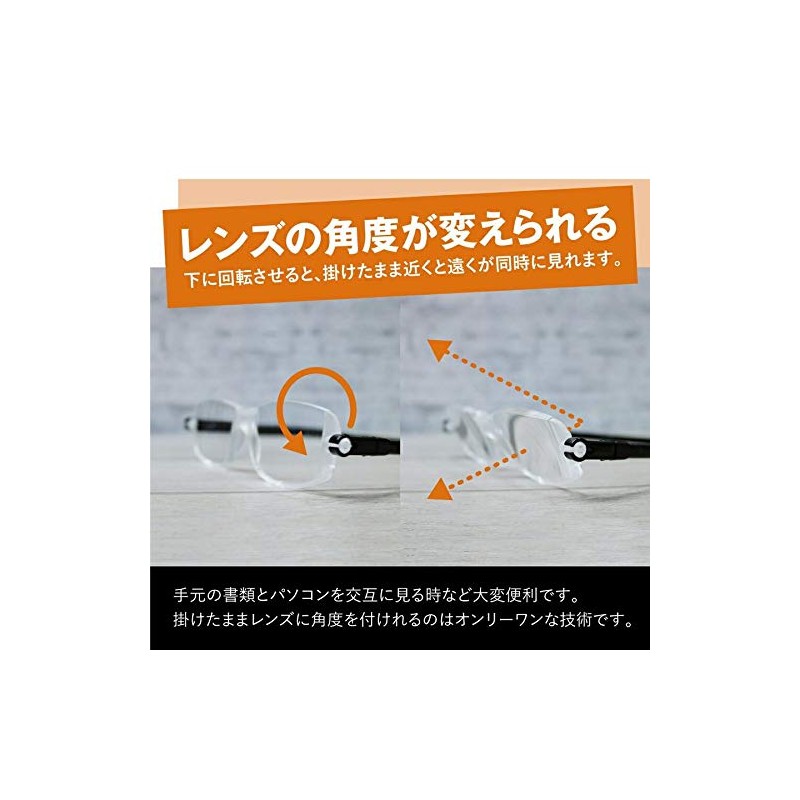 老眼鏡 コンパクトグラス2 nannini リーディンググラス 男性用 女性用 メンズ レディース シニアグラス 全12色(＋2.50,レッド)