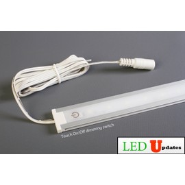 Under Cabinet LED Light 24 inches for Work Shop & Closet with UL Power Adapter LEDUPDATES