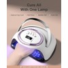 288W Professional Nail Lamp with 66 LEDs & Smart Sensor