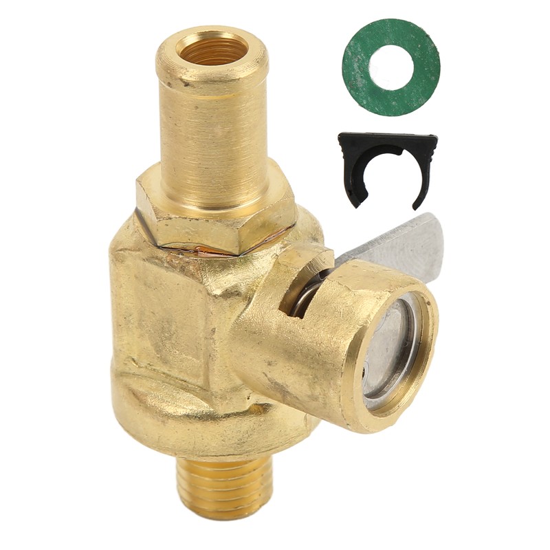 F124N Engine Oil Drain Valve with Nipple Metal M10‑1.25 Thread