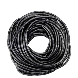 GTIWUNG 1pcs Spiral Tube Spiral Cable Wrap 4mm Diameter Total Length 25M Wire Management Spiral Wire Storage Pipe Dog Cat Cord Chew Prevention