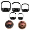 LuLiyLdJ 5pcs Beard Style 5 Sizes ABS Beard Shaping Tool