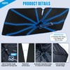 KDM Umbrella Style Windshield Sun Shade Fit for 2014-2024 Dodge