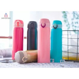 Importeek 10pz Termo Botella Acero Inox Portatil Antiderrame 500ml