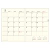 Daigo Notebook 2026 Mill Monthly Block B6 Gray E7761 Starts