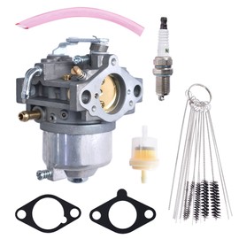 LiGuVCY 15003-2509 Carburetor Replacement for Kawasaki Mule 2500 2510 2520 1993-2000 with Gaskets Carbon Dirt Jet Cleaner Tool Kit Fuel Filter