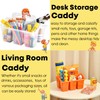 NINU Classroom Caddy Storage Basket with Handle, Plastic Arts Office