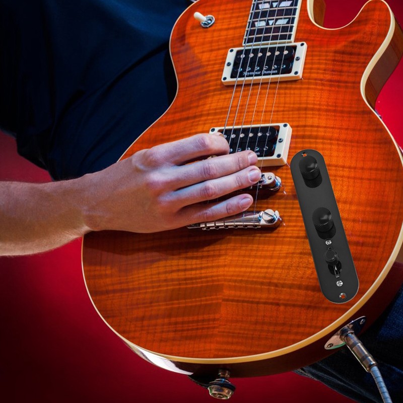 Electric Guitar Control Plate Switch Black Metal Prewired Wiring Harness