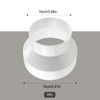 Reducer Reducer Connector for Ventilation Round Pipe Ventilation Systems ABS