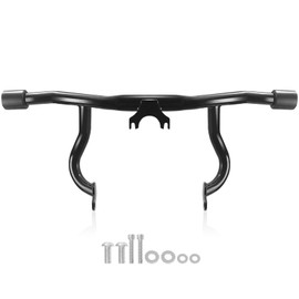 SWESGI Flat-Out Bar Crash Bar Engine Guard for Harley Davidson Touring Street Glide Road Glide Road King Electra Ultra Models 2014-2024 (for Touring 2014-2024 B Style)
