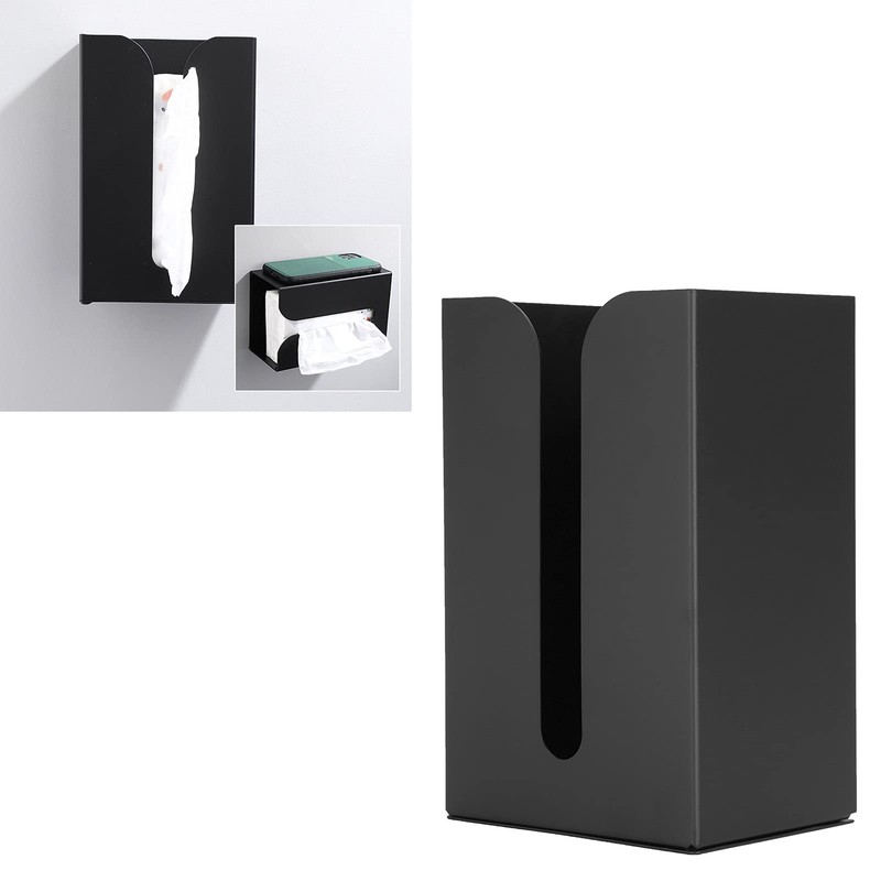 Tissue Box Stand Tissue Box Holder Space Aluminum Black Tissue