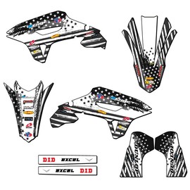 2022-2024 CRF 250 RX Merica Grey Senge Graphics Base Kit Compatible with Honda