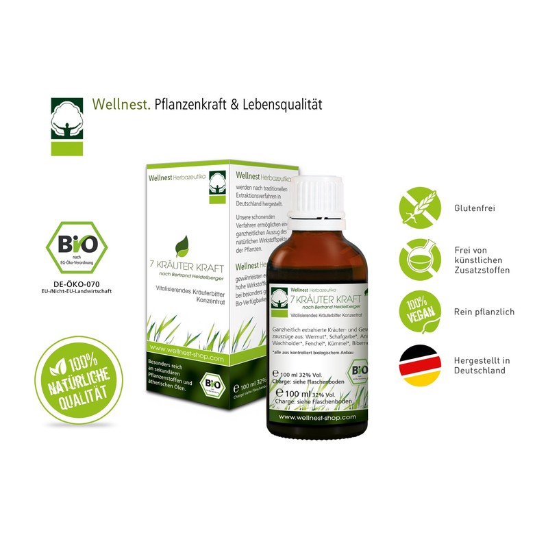 Wellnest Bertrand Heidelberger Herbal Power 100 ml No Artificial Colours