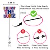 Nurse Badge Reel Retractable Accessories for RN CNA Nursing Student