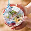 Plastic Ball Ornament, 80mm, Clear, Pack of 12 (80mm)