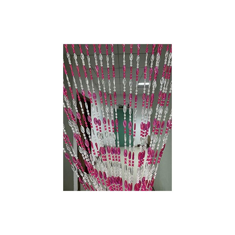 ZiDeTang Acrylic Beaded Door Curtain Décor Tassel Room Divider Curtain