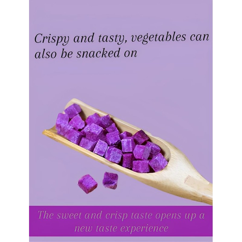 WEIJUEJIYI Diced Purple Potato 150g (5.29oz) Original Fruits and Vegetables