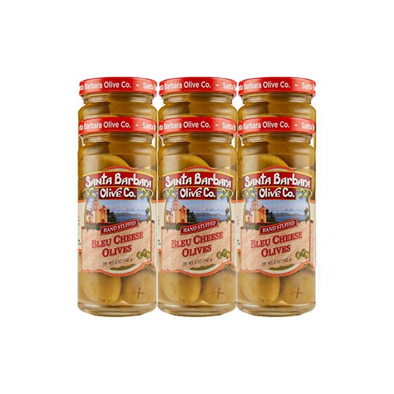 Santa Barbara Bleu Cheese Stuffed Olives (6x5oz)