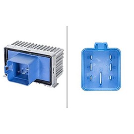 HELLA 4RV 008 188-591 Control Unit, glow plug system - 12V - Number of connectors: 7 - Number of Cylinders: 4