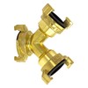 VARIOSAN Geka System 12470 Quick Coupling Y-Splitter Universal Brass Blank