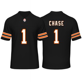 Custom Mens/Youth Football JA'MARR Stitched T-Shirt for Sports Fan Chase Black No Brand/Logos