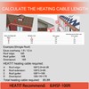 HEATIT 100ft Roof and Gutters Heating Cable with 10ft Lighted