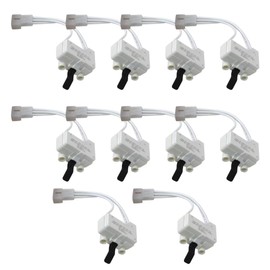 10Pack WP3406107 3406107 Dryer Door Switch Replacement for Whirlpool Ken-More Roper Amana Crosley Dryer - Replaces 3406109 3405101 3405100 3406100 3406101