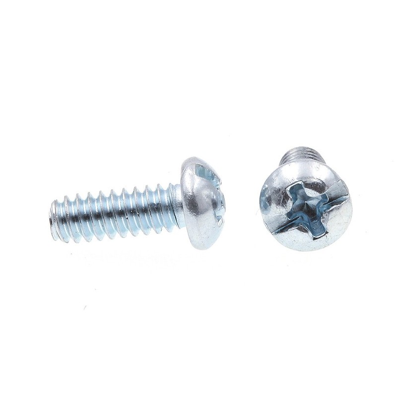 Prime-Line 9003018 Machine Screws, Round Head, Phillips/Slotted Combination Drive, #6-32