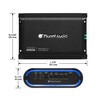 Planet Audio MB2000.1D Class D Car Amplifier - 2000 High