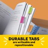 Post-it Tabs, 1 inch Solid, Red, Yellow, Blue, 12 Tabs/Color,