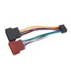 Radio Wiring Harness, ABS ISO Adapter 16 Pin Socket for