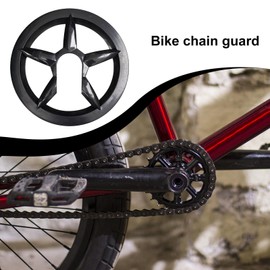 Chain Stay Protector,Versatile Chainring Guard Bicycles Chainwheel Protector - Shock-Resistant Bikes Chain Cover Guard Mountain Bikes Gear for Mountain Bikes Road Bikes