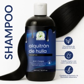 Shampoo Capilar De Alquitrán De Hulla 500ml