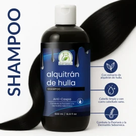 Shampoo Capilar De Alquitrán De Hulla 500ml