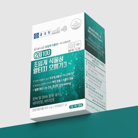 Chong Kun Dang 20100 Supercritical Vegetable Altige Omega 3 120 Capsules, Approximately 4 Months Supply / 종근당 20100 초임계 식물성 알티지 오메가3 120캡슐 약4개월분