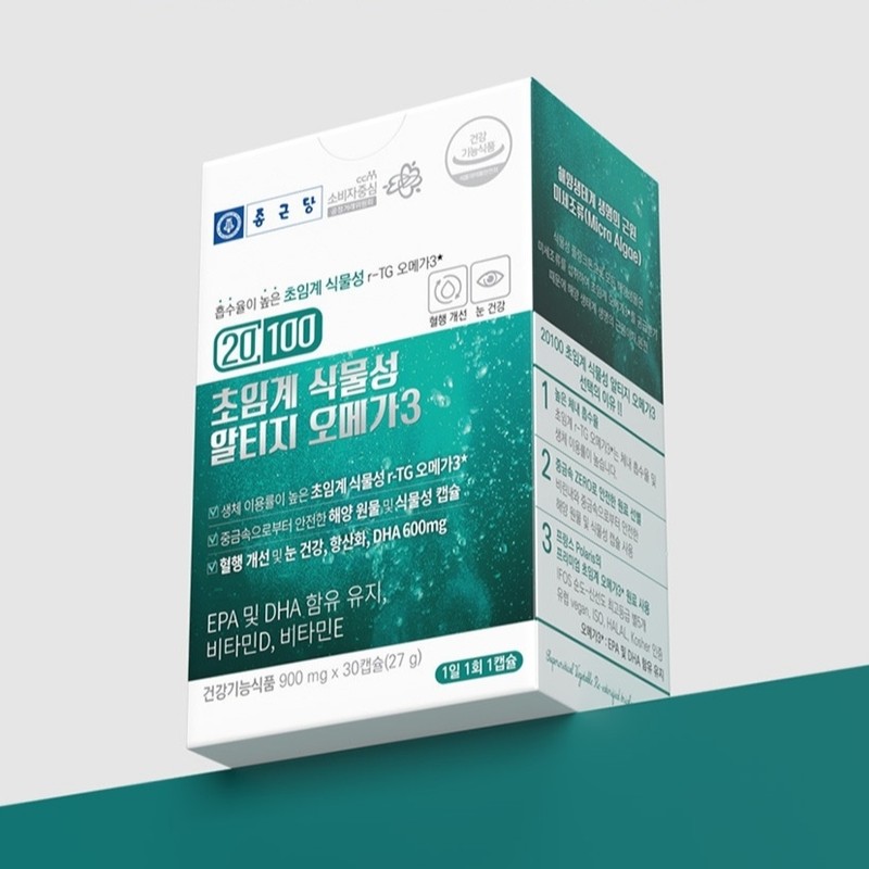 Chong Kun Dang 20100 Supercritical Vegetable Altige Omega 3 120
