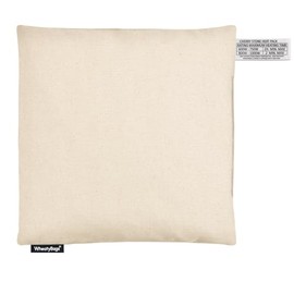 Cherry Stone Square 23cm Heat Pack - (Organic Cotton Fabric - Natural)