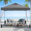 GDY 10x10 Pop Up Canopy Tent, Easy Set up Outdoor
