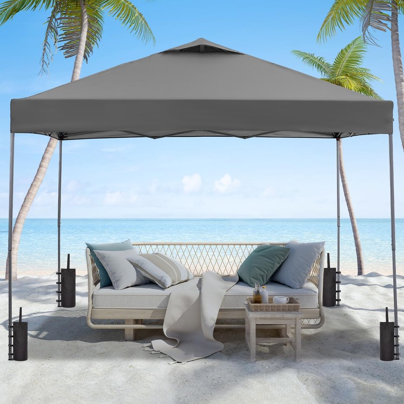 GDY 10x10 Pop Up Canopy Tent, Easy Set up Outdoor