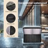 UNUN Fire Pit Covers Waterproof, Patio Firepit Covers Square Heavy