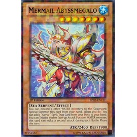 Yu-Gi-Oh! - Mermail Abyssmegalo (BP02-EN117) - Battle Pack 2: War of the Giants - 1st Edition - Mosaic Rare
