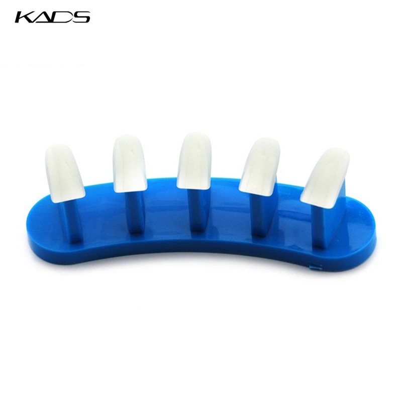 KADS 100 Fake Nail Plastic Tips for Practice Use Practice