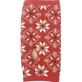 Maruwa Boeki 2003959-05 Warm Hand Warmer, Nordic, Red, Size: One Size Fits Most