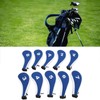 10pcs Golf Iron Head Cover with Number Printing Neoprene Zippered