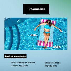 ERNITES 2 Pack Water Hammock - The Ultimate Pool Float for Summer Fun!