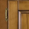 Antique Brass Inset Hinges for Kitchen Cabinet Door, 6 Pack