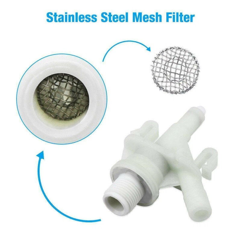 liuch-662 Plastic RV Camper Toilet Valve Parts for Pedal Flush
